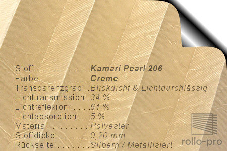 Plissee Faltstore Messa Pearl 7704 Produktbeschreibung