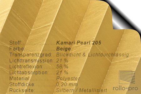 Plissee Faltstore Messa Pearl 7705 Produktbeschreibung