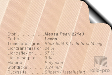 Plissee Faltstore Messa Pearl 22143 Produktbeschreibung