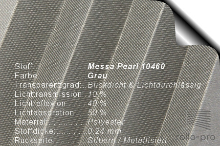 Plissee Faltstore Messa Pearl 10460 Produktbeschreibung