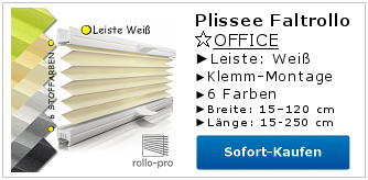 Plissee Faltstore Faltrollo Office Sofort Kaufen